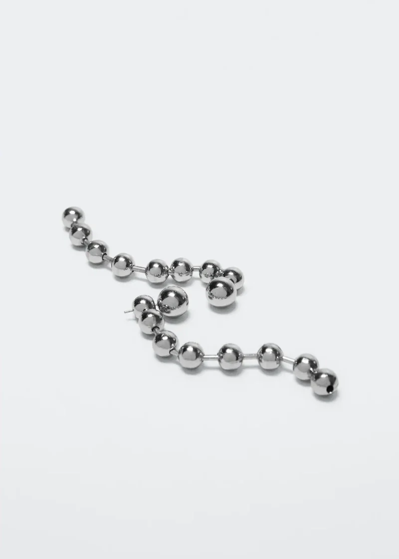 Faceted crystal hoop earrings – Image 5