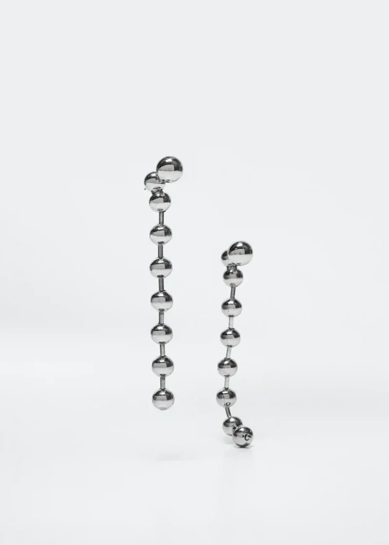 Faceted crystal hoop earrings – Image 4