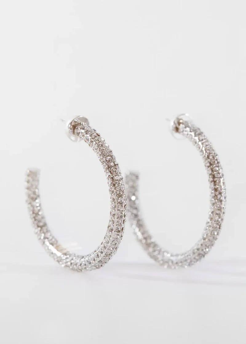 Mesh flower earrings – Image 3