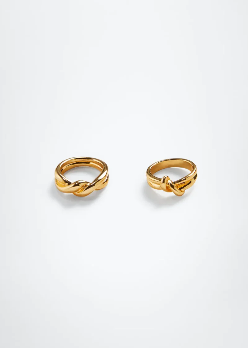 Embossed hoop earrings – Image 5